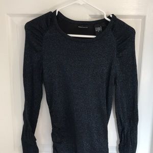 Ruched sparkly dress for the Holidays